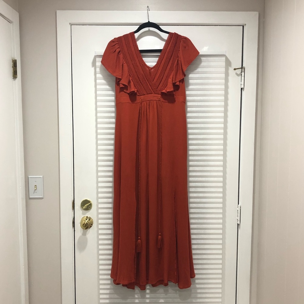 Baltic Born Jennifer Deep V Maxi Dress